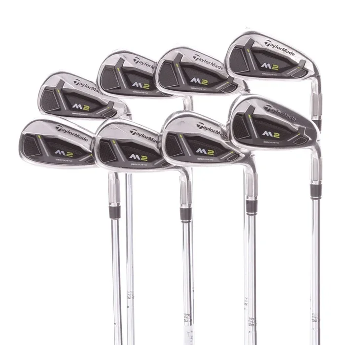 TaylorMade M2 2017 Model Steel Men’s Right Hand Irons 4-PW+AW Stiff – Dynamic Gold S300