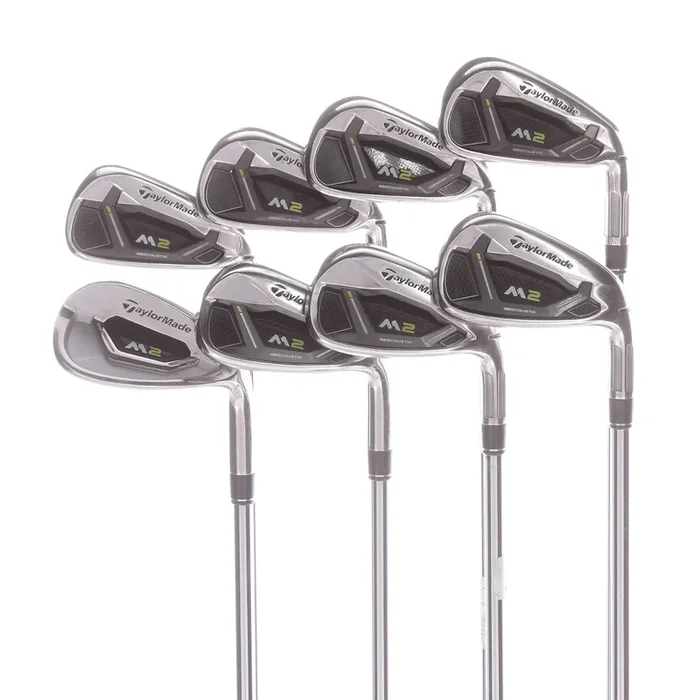 TaylorMade M2 Steel Mens Right Hand Irons 4-SW Regular – Reax Steel 88 R