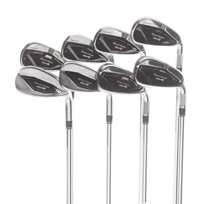 TaylorMade M4 Steel Men’s Right Irons 5-SW+AW Stiff – KBS Max 85 S