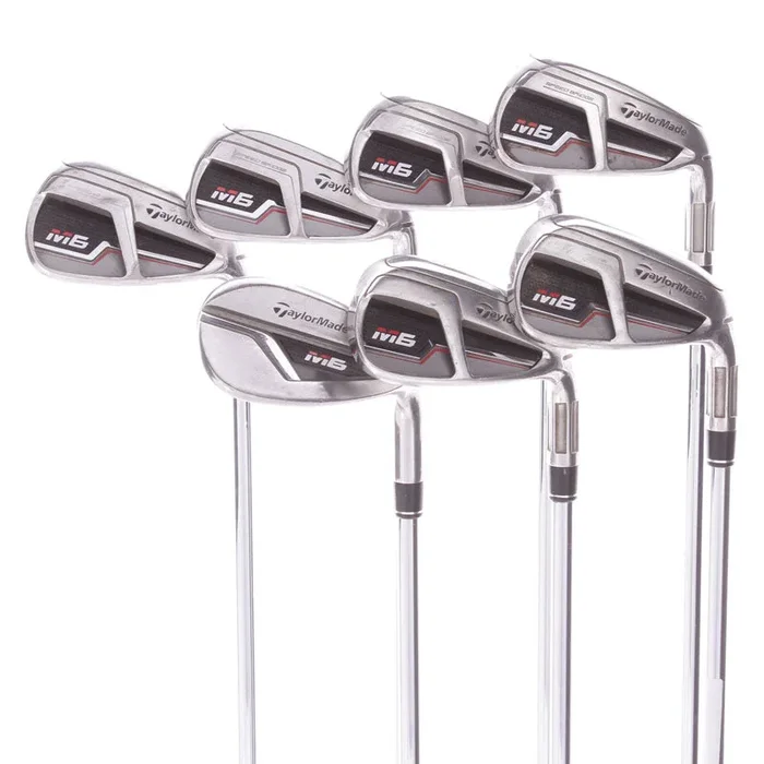 TaylorMade M6 Steel Men’s Right Hand Irons 5-SW Stiff – True Temper XP 100