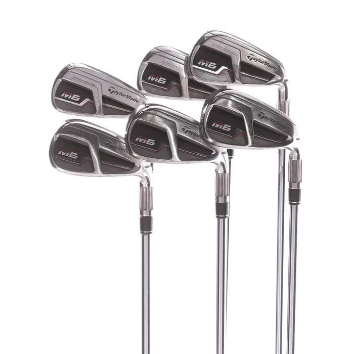TaylorMade M6 Steel Men’s Right Irons 5-PW Regular – KBS Max R 85