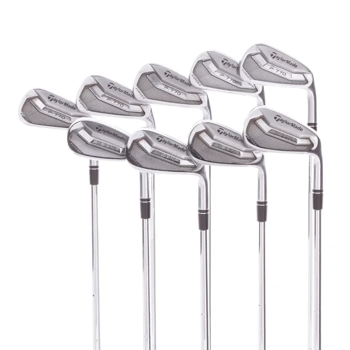 TaylorMade P-770 Steel Mens Right Hand Irons 3-PW Plus AW Regular – KBS Tour FLT 110