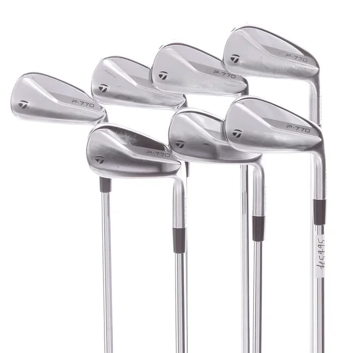 TaylorMade P770 2020 Steel Mens Right Hand Irons 4-PW Stiff – KBS Tour Lite S