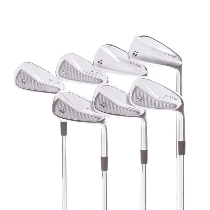 TaylorMade P770/P-7MC Combo Set Steel Men’s Right Hand Irons 4-PW Project X Lz 6.0 120g – Stiff