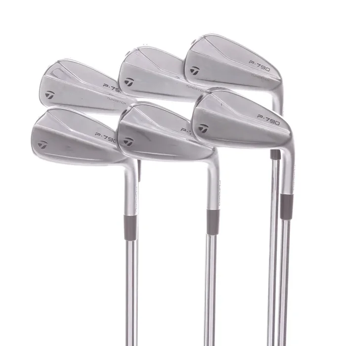 TaylorMade P790 2021 Steel Mens Right Hand Irons 5-PW Stiff – True Temper Elevate Tour VSS Pro