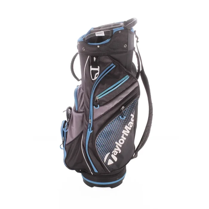 TaylorMade Second Hand Cart Bag – Black/Blue/Silver