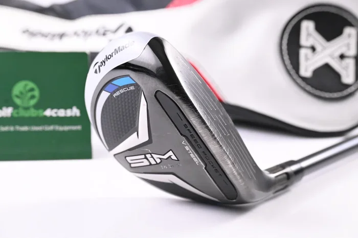 Taylormade SIM Max #4 Hybrid / 22 Degree / Stiff Flex Speeder 869 Evolution TS