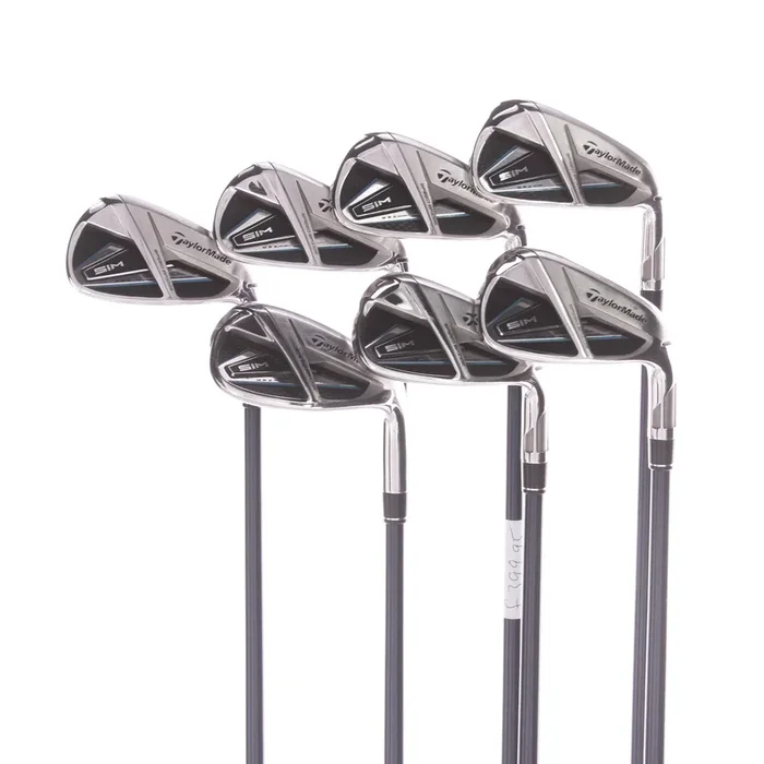 TaylorMade Sim Max Graphite Men’s Right Irons 5-SW Senior – Fujikura Ventus 5-A