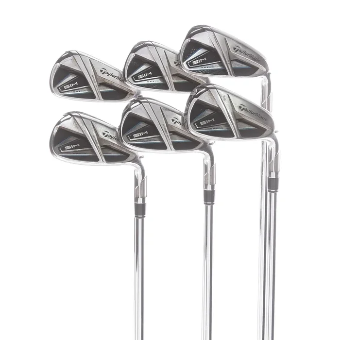 TaylorMade Sim Max Steel Men’s Right Irons 5-PW Regular – N.S.Pro 950 GH R