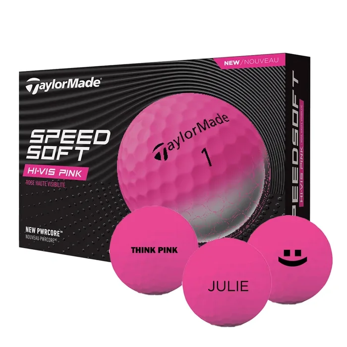 TaylorMade SpeedSoft Pink Golf Balls