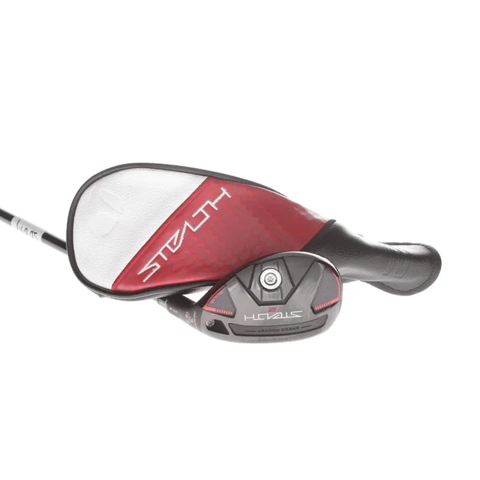 TaylorMade Stealth 2 Plus+ Graphite Mens Right Hand 3 Hybrid 19.5* Stiff – Kai’li Red 85 S