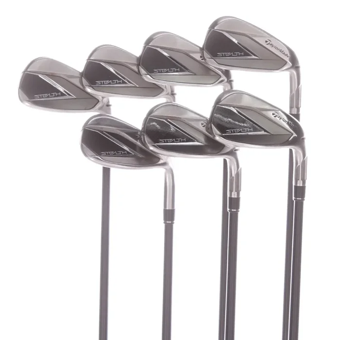 TaylorMade Stealth Graphite Mens Right Hand Irons 5-SW Senior – Ventus 5A