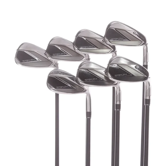 TaylorMade Stealth Men’s Right Graphite Irons 5-SW Senior – Fujikura Ventus Red 5-A