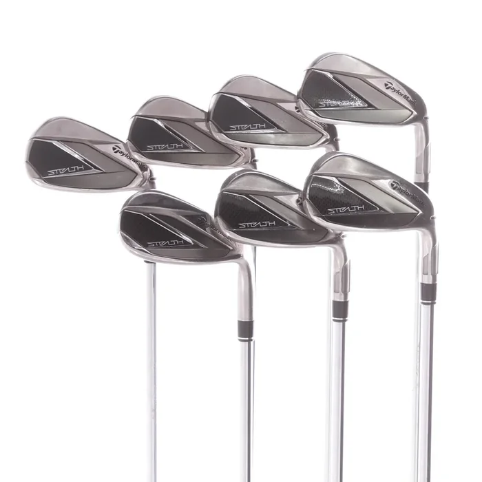 TaylorMade Stealth Steel Men’s Right Irons 5-SW Regular – KBS Max 85