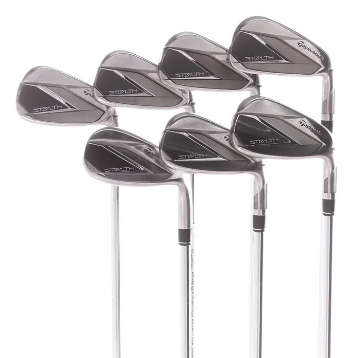 TaylorMade Stealth Steel Men’s Right Irons 5-SW Stiff – KBS Max 85