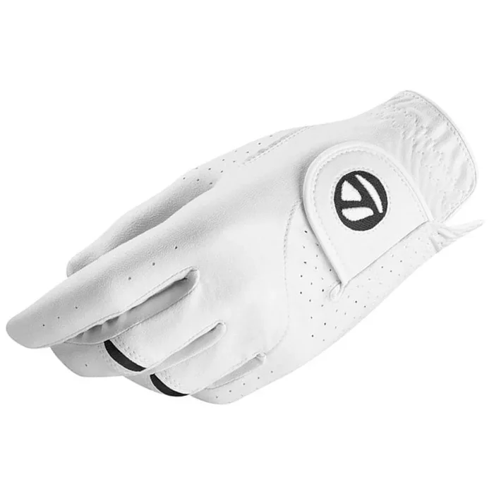 TaylorMade Stratus Tech Leather Golf Glove – White
