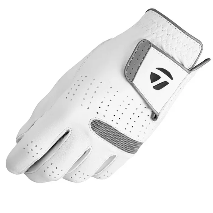 TaylorMade Tour Preferred Flex Leather Golf Glove – White