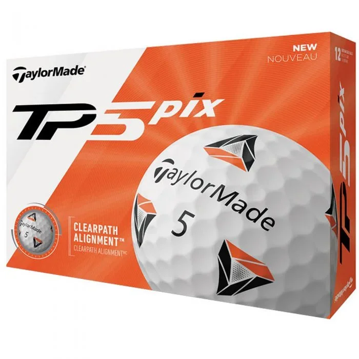 TaylorMade TP5 Pix Golf Balls – 12 Pack
