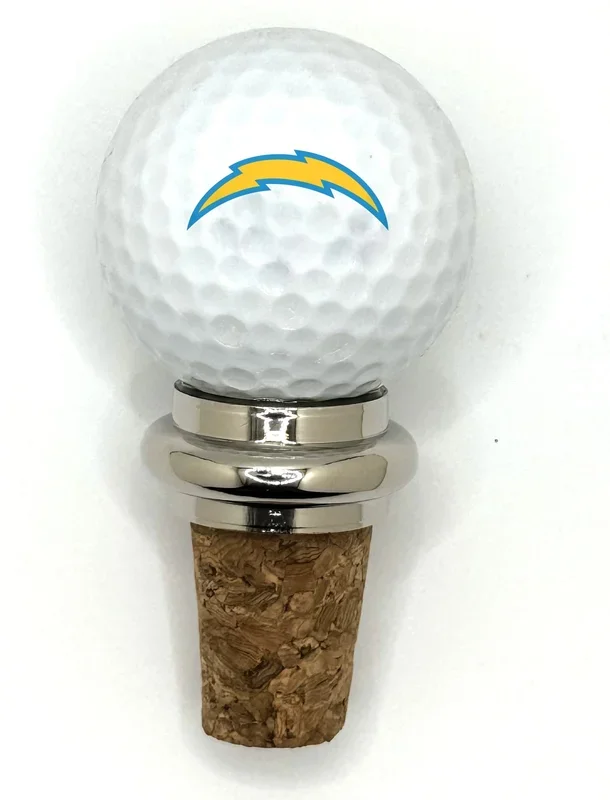 Team Golf LA Chargers Cork Wine Stopper