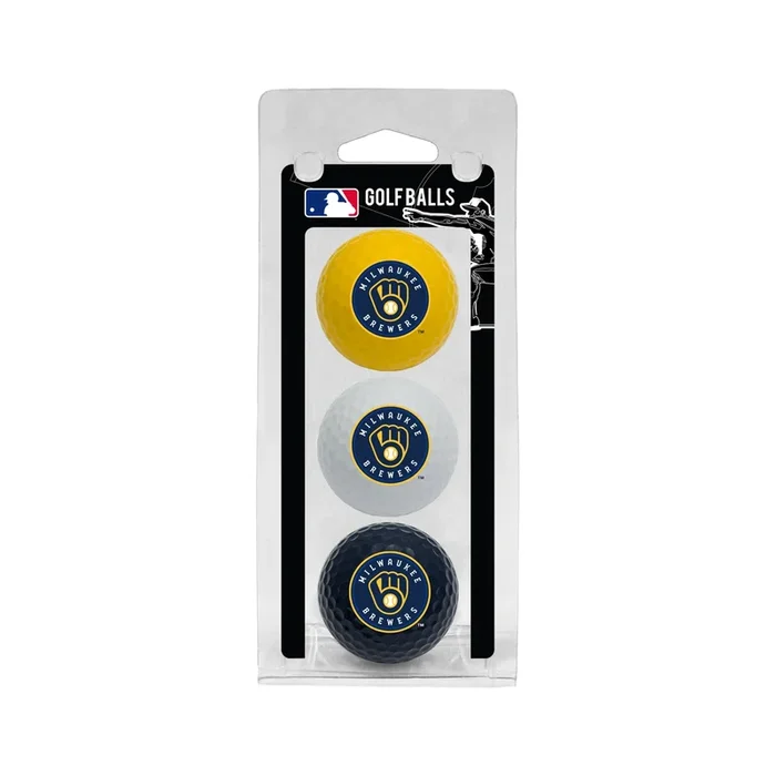 Team Golf Milwaukee Brewers Golf Balls