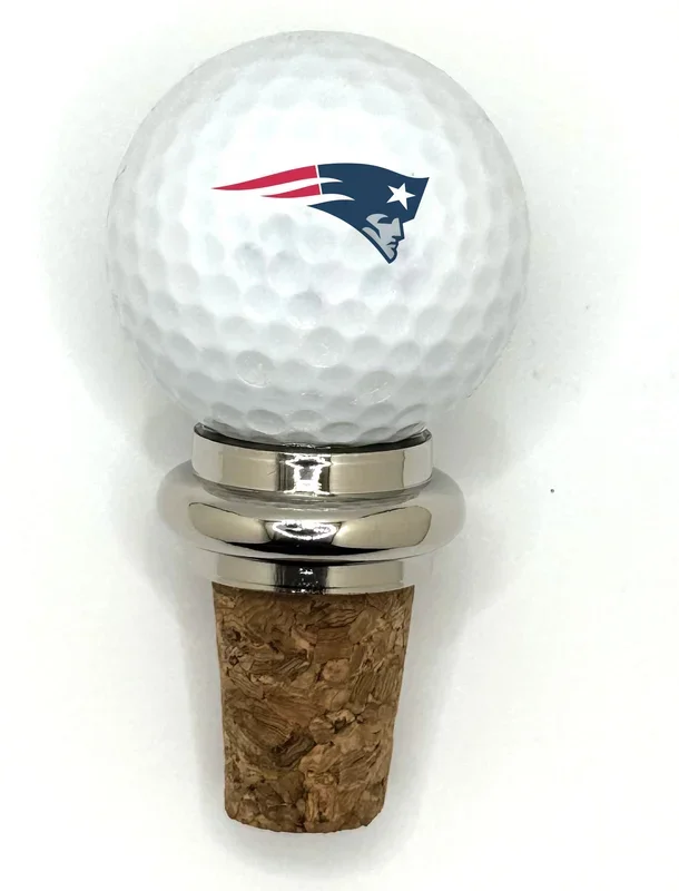 Team Golf NE Patriots Cork Wine Stopper