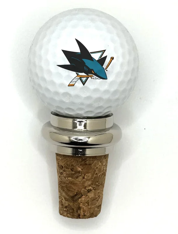 Team Golf SJ Sharks Cork Wine Stopper