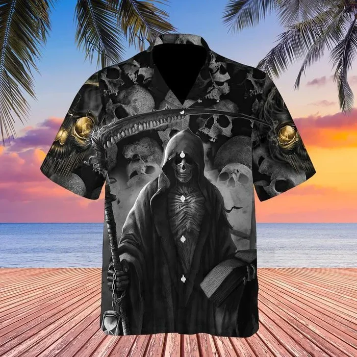 The Death Skull Hawaiian Shirt – Fanshubus.com