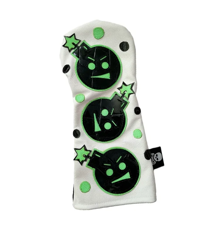 The Neon Green & Alligator Dancing “Angry Bombs” Driver Headcover!