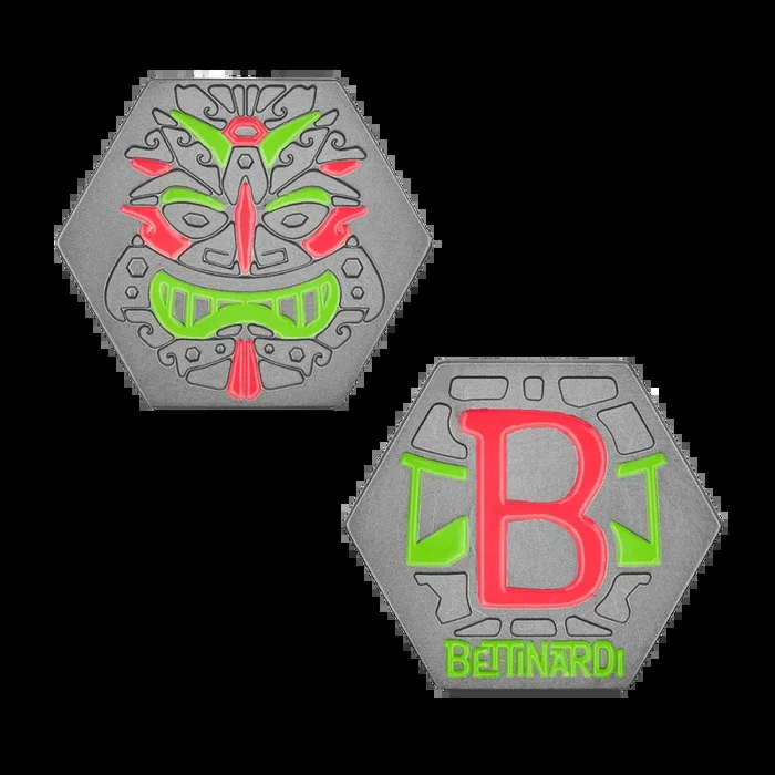 Tiki Hex Cutout Ball Marker