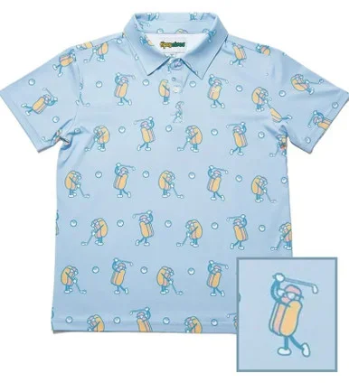Tipsy Elves Sizzlin’ Swing Kids Golf Polo