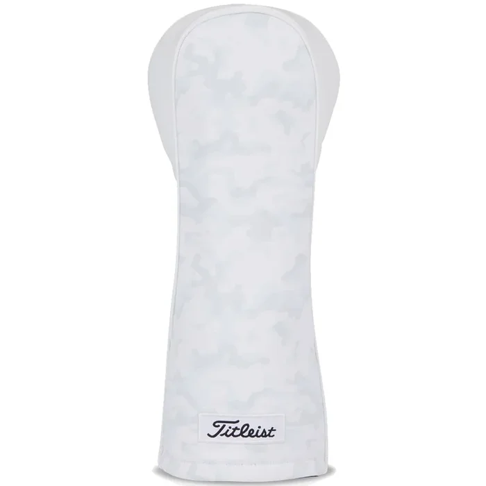 Titleist 3 Panel Leather Driver Headcover – White/Camo