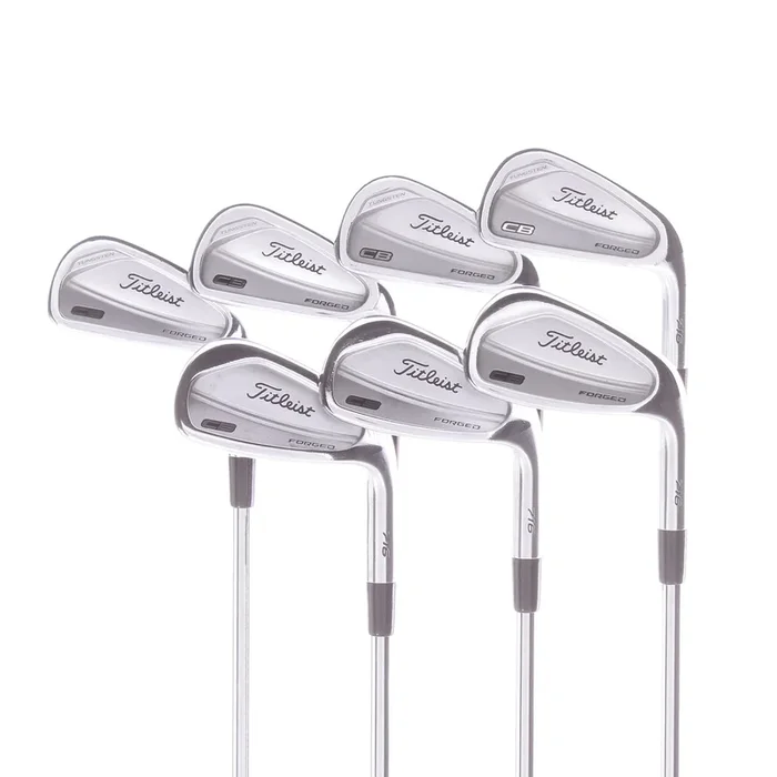 Titleist 716 CB Forged Steel Men’s Right Hand Irons 4-PW Stiff – Nippon Pro 100