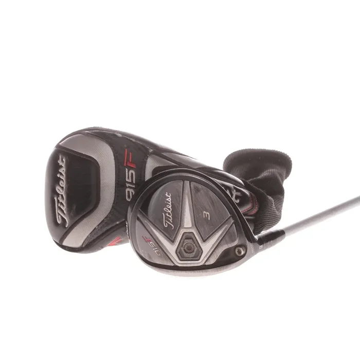 Titleist 915 F Graphite Mens Left Hand Fairway 3 Wood 15 Degree Extra Stiff – Project X Evenflow 6.5 X 85