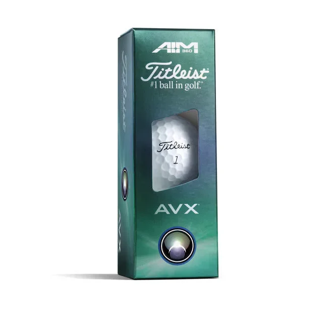 Titleist AVX Aim 360 Sleeve ’25 Golf Balls