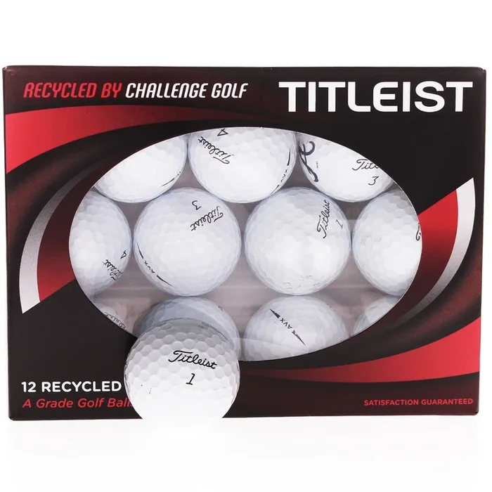 Titleist AVX Refurbished A-Grade Golf Balls – 12 Pack – White