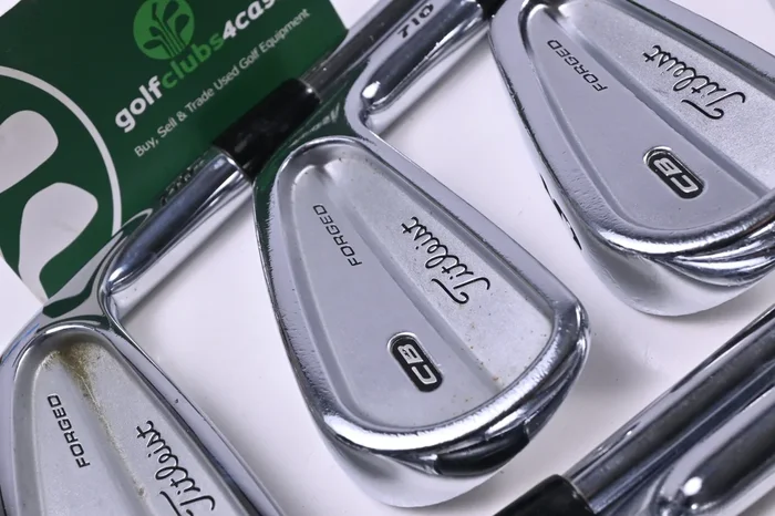 Titleist CB 710 Irons / 3-PW / Stiff Flex True Temper Dynamic Gold S300 Shafts