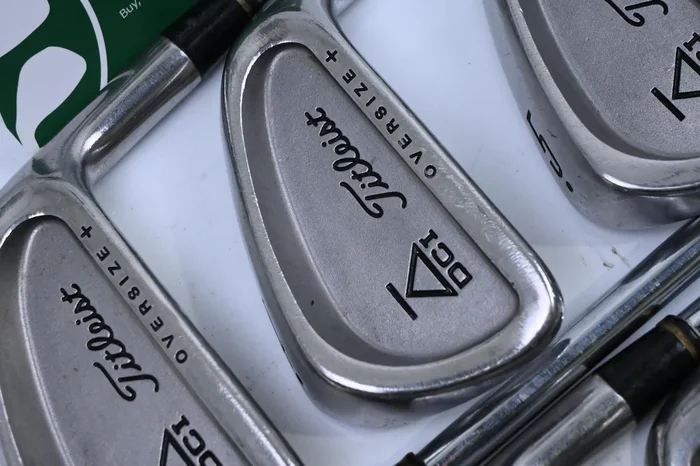 Titleist DCI Oversize+ Gold Irons / 3-9 / Stiff Flex Titleist Tri-Spec Shafts