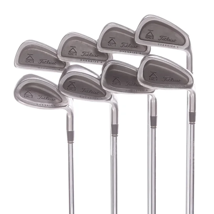 Titleist DCI Oversize+ Mens Right Hand Steel Irons 4-SW Regular – Tri-Spec