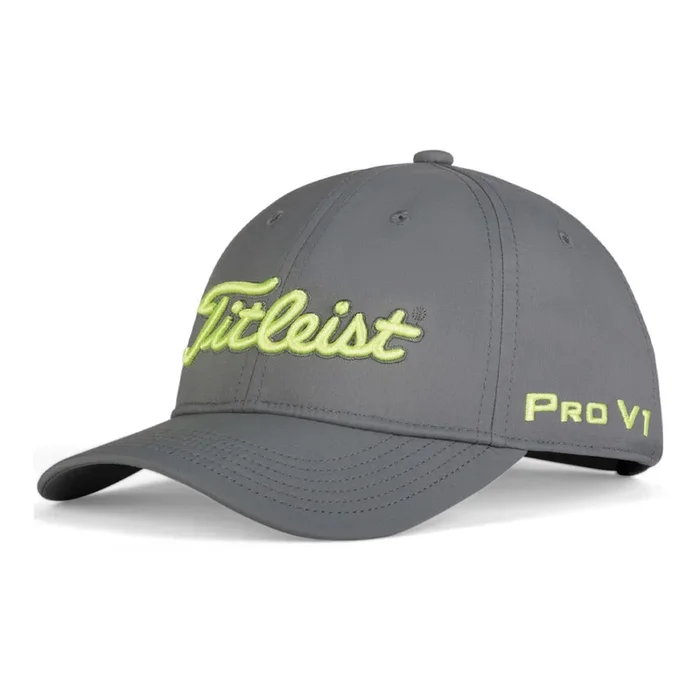 Titleist Junior Tour Performance Cap – Charcoal/Citrus