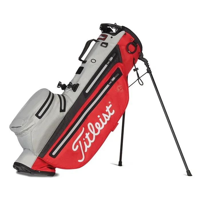 Titleist Players 4 StaDry Waterproof Stand Bag – Red/Grey/Black