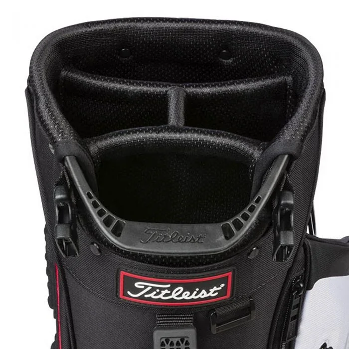 Titleist Players 4 Stand Bag – Black/Graphite/Red