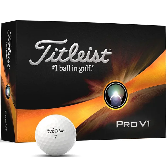 Titleist Pro V1 High Number Golf Balls – White – 12 Pack