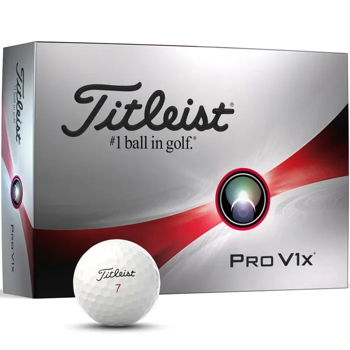 Titleist Pro V1x High Number Golf Balls – White – 12 Pack