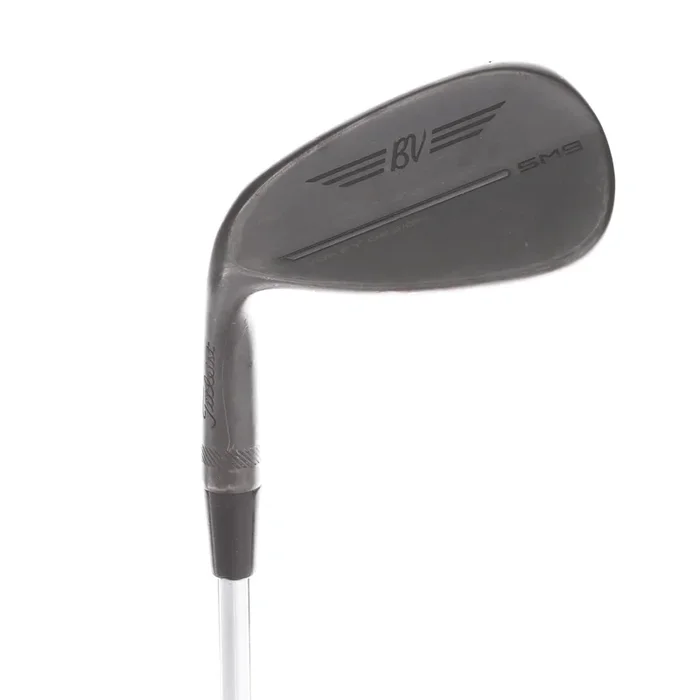 Titleist SM9 Steel Mens Left Hand Gap Wedge 48* 10 Bounce F Grind Wedge – Titleist BV SM9