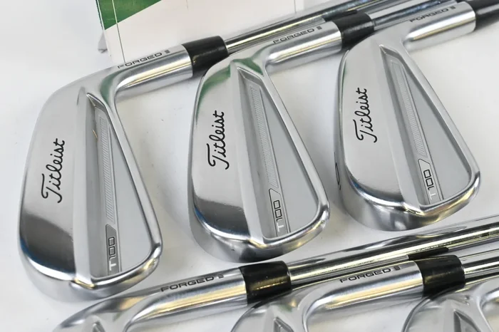 Titleist T100 2023 Irons / 4-9i / X-Flex AMT Tour White X100 Steel Shafts