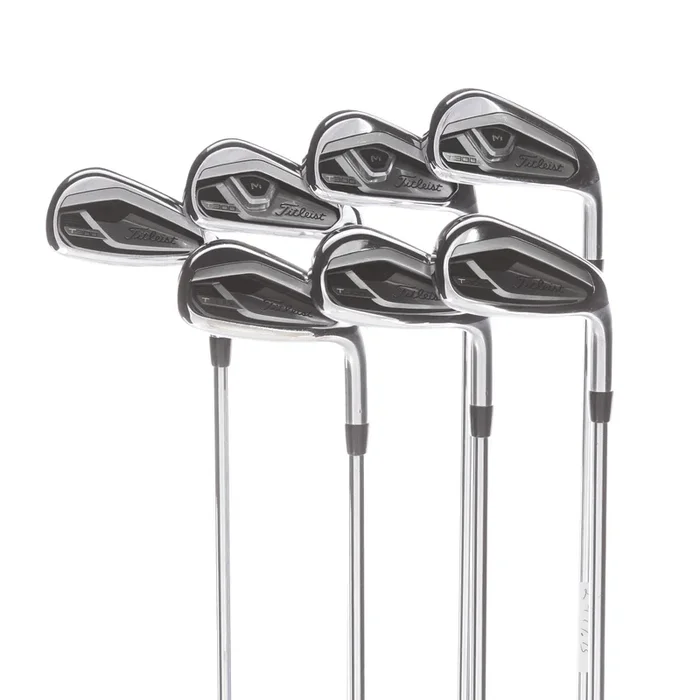 Titleist T300 Steel Mens Right Hand Irons 5-GW Regular – True Temper AMT R300 Red