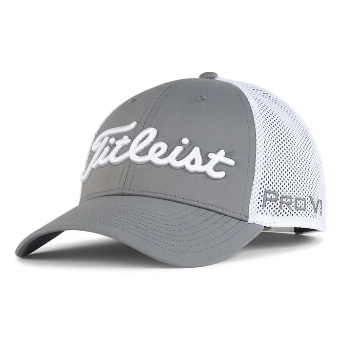 Titleist Tour Performance Mesh Cap – Charcoal/White