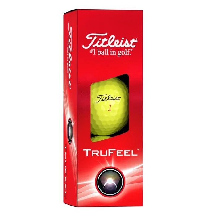 Titleist TruFeel ’24 Yellow Golf Balls – Sleeve