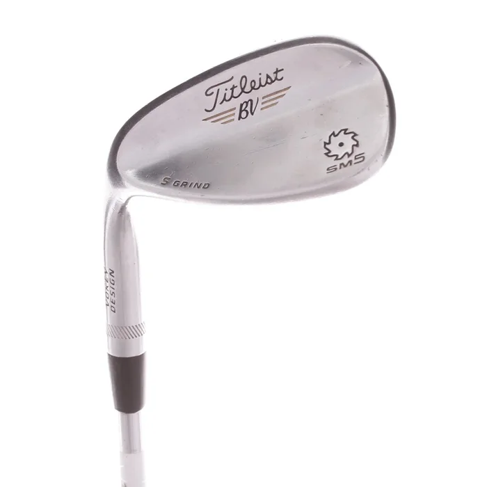 Titleist Vokey SM5 S Grind Steel Mens Left Hand Sand Wedge 56 Degree 10 Bounce Wedge – Vokey SM5
