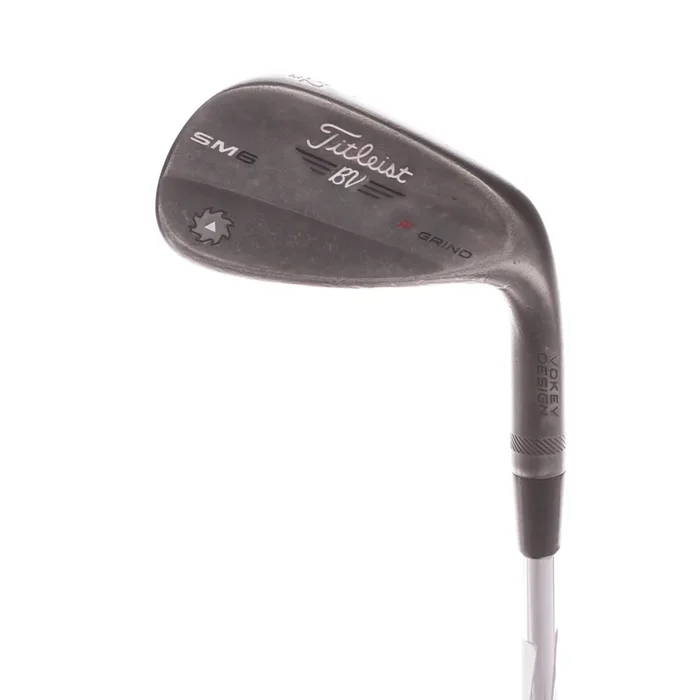 Titleist Vokey SM6 F Grind Steel Men’s Right Hand Gap Wedge 52 Degree 8 Bounce Wedge – Vokey SM6